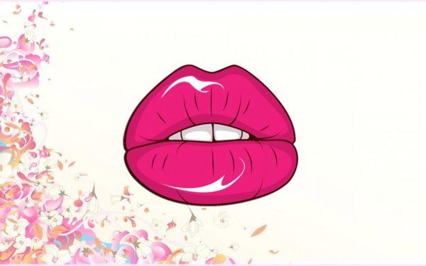 Губы поп арт