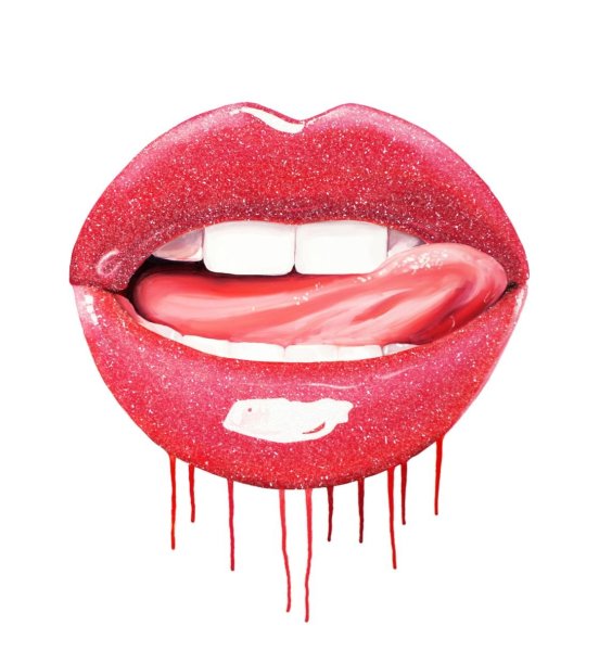 Губы мультяшные