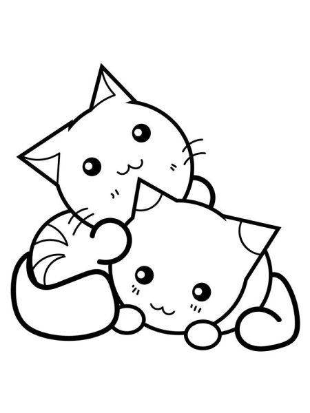 Раскраска кот