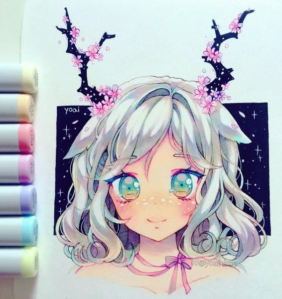 Аниме для рисования милые