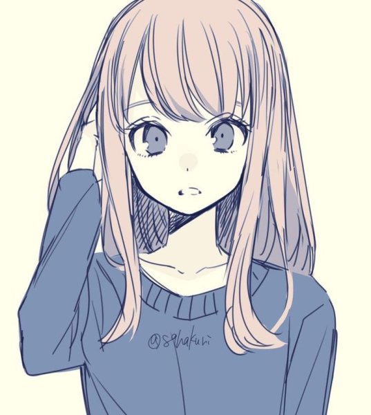 Аниме для срисовки милые