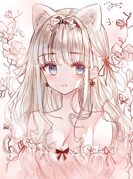 Аниме цветными карандашами