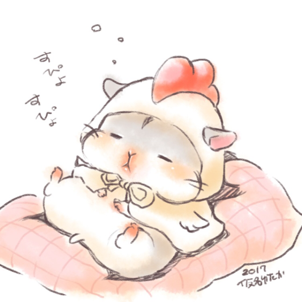 Милый хомячок арт