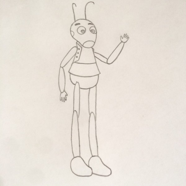 Кузя рисовать