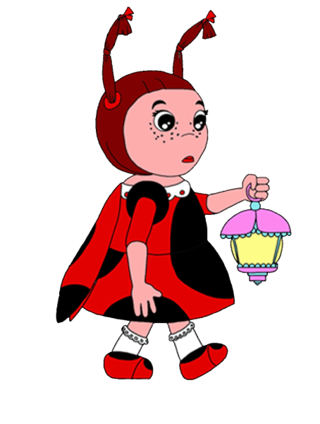 Герои мультика Лунтик Мила