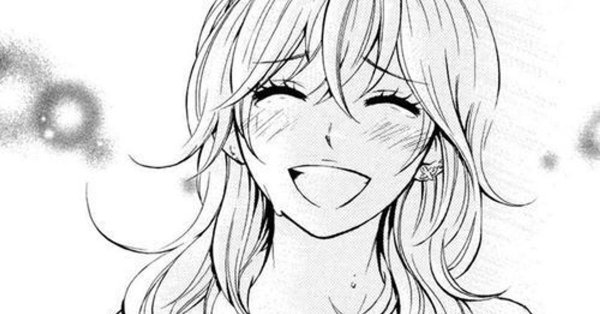 Аниме девушка улыбается