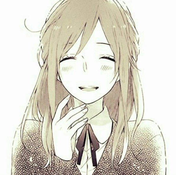 Черно белая тян