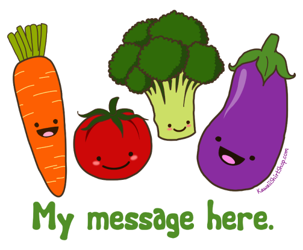 Кавайные овощи