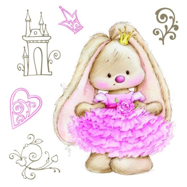 Зайки для скрапбукинга