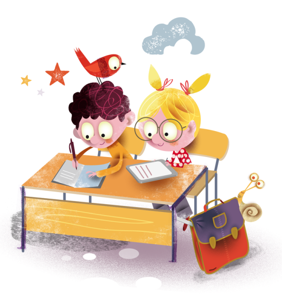 Милые школьники иллюстрации