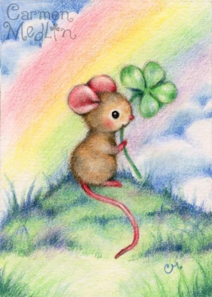 Летний пейзаж с людьми