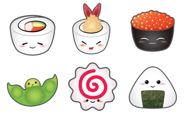 Суши с глазками