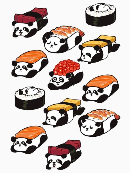 Наклейки роллы