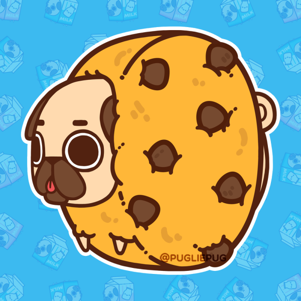 Мопс в виде еды