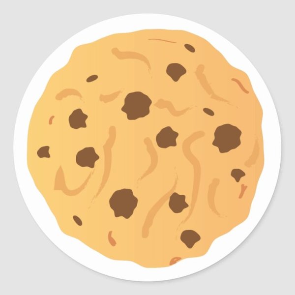 Печенье стикер