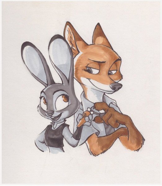 Джуди и ник любовь арт