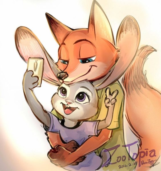 Зверополис ник и Джуди