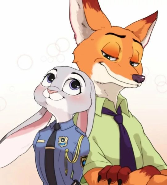 Джуди Хопс и Лис любовь