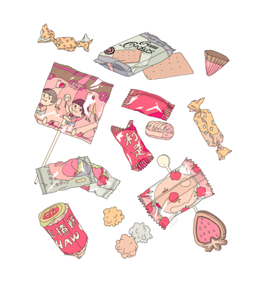 Милые рисунки конфеты