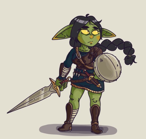 Гоблин плут токен ДНД