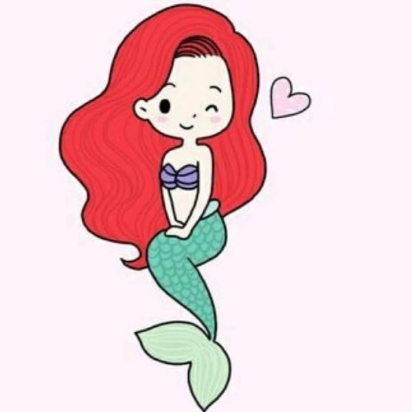 Русалка рисунок