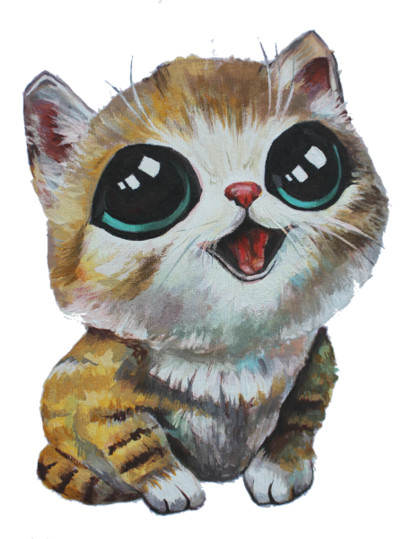 Красивые мультяшные коты