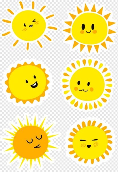 Солнце нарисованное