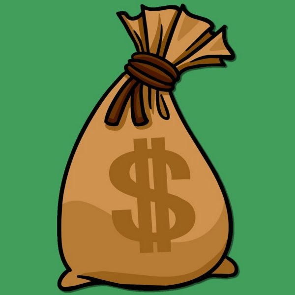 Животные с деньгами рисунок