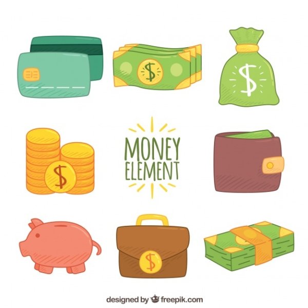 Мешок с деньгами мультяшный