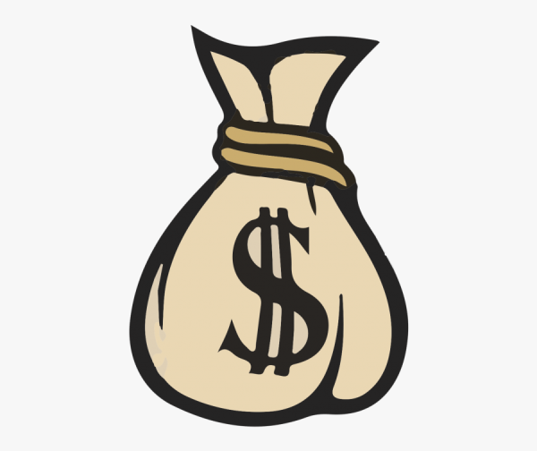 Девочка с деньгами нарисовать