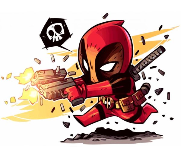 Чиби Марвел Дэдпул