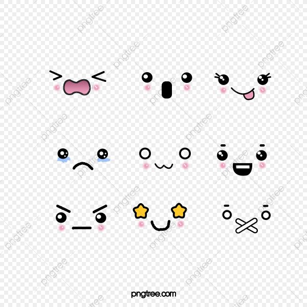 Милые мордашки смайлы