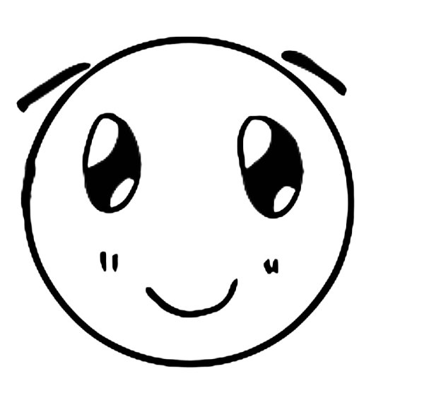 Разукрашки смайлики