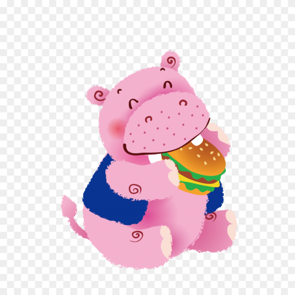 Милые бегемотики мультяшные