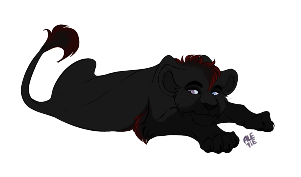 Няшная пантера рисунок