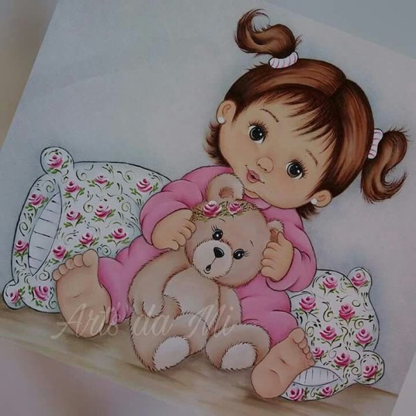 Малышка в костюмчике иллюстрации