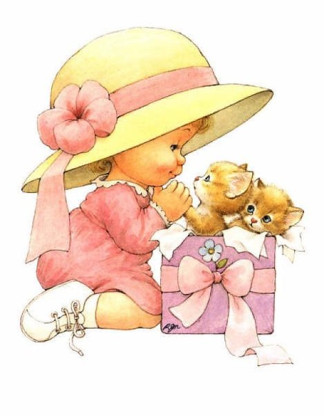 Милые девочки принцессы векторные