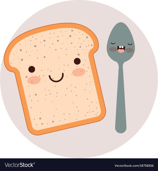 Нарисовать кусочек хлеба