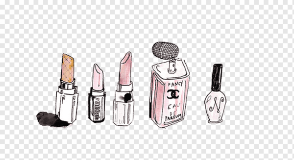 Косметика Шанель рисунок