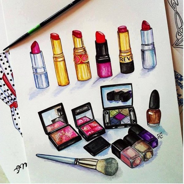 Скетч косметика