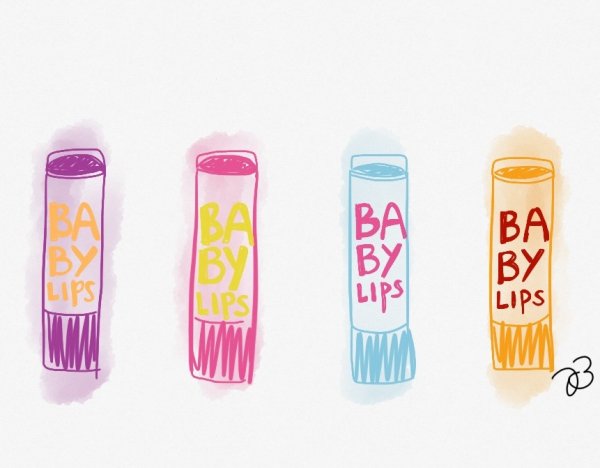 Рисунок помады Baby