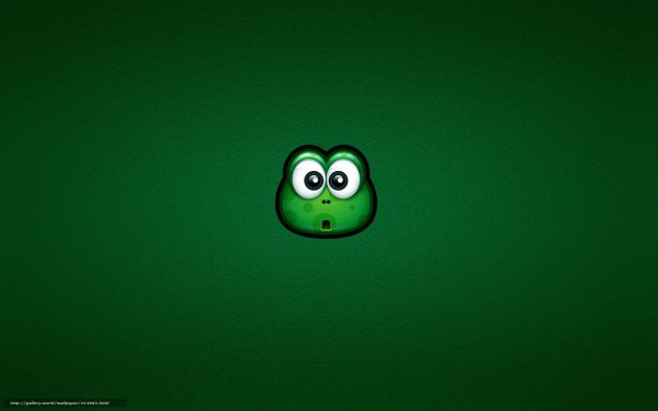 Прикольный зеленый фон