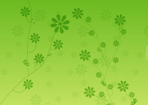 Детские зеленые фоны