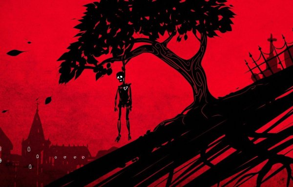 Кровавое дерево арт