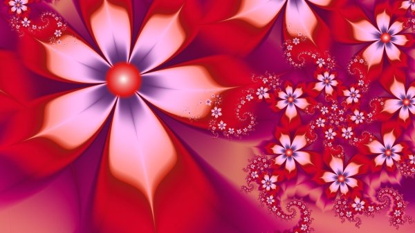 Красивый красный фон