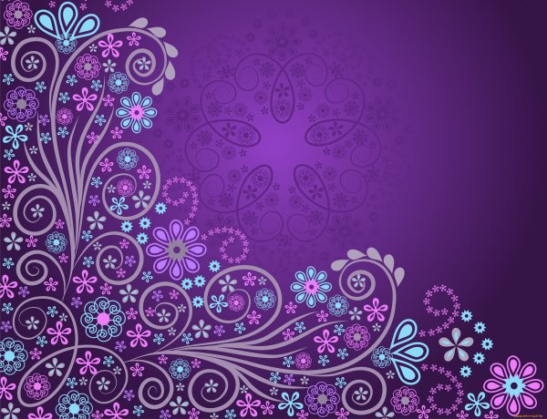 Векторные фоны с узорами