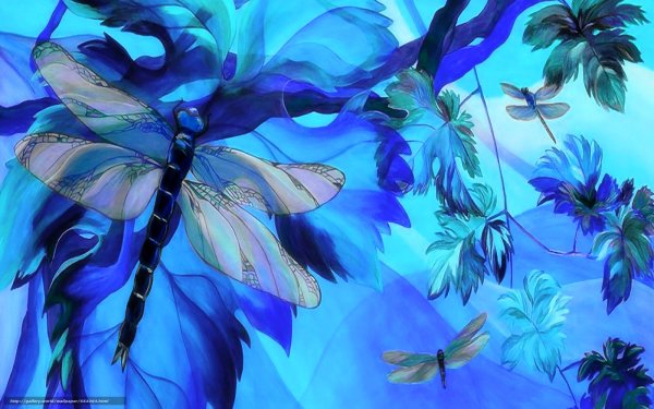 Абстракция в фиолетовых тонах