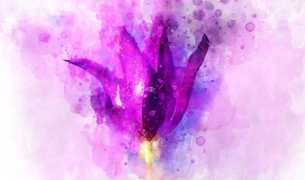 Фиолетовая краска