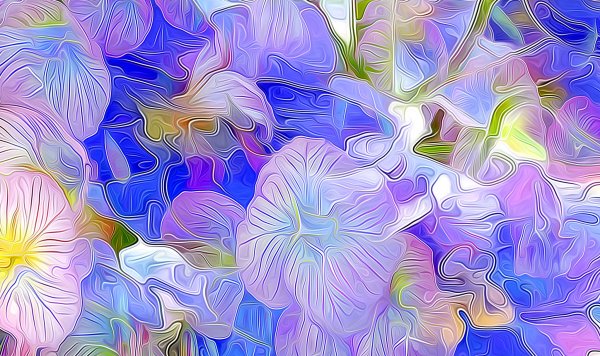 Абстрактные цветы