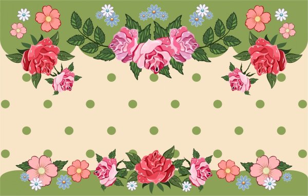 Фон для надписи цветы